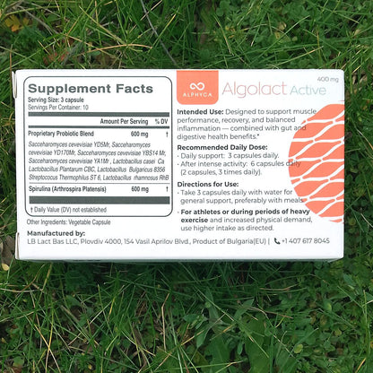 Muscle Performance & Recovery Probiotic | ALGOLACT ACTIVE Alphyca®